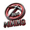 805 crypto mining logo.