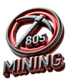 805 crypto mining logo.
